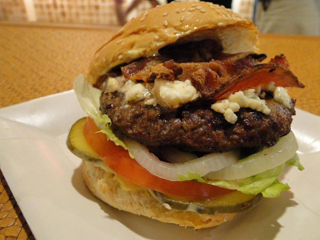 マハロハバーガーのハンバーガー写真